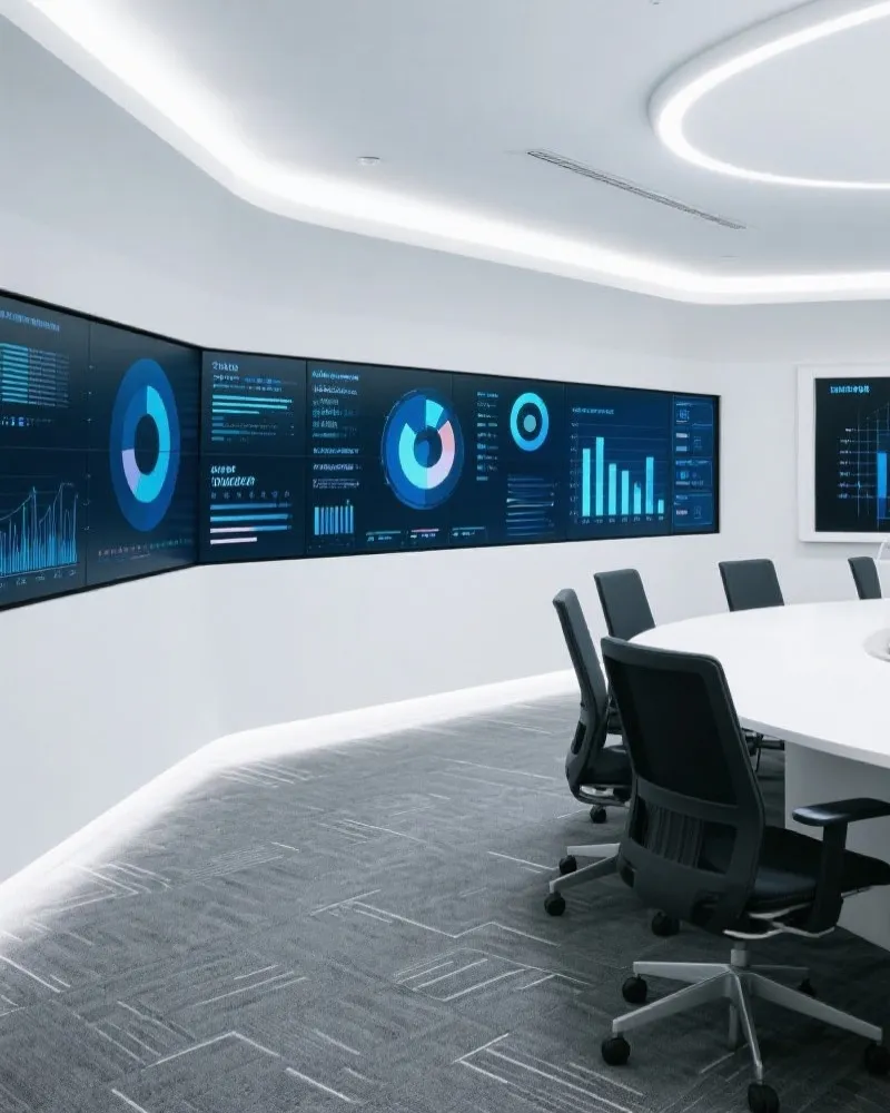 企业办公环境与数据监控中心